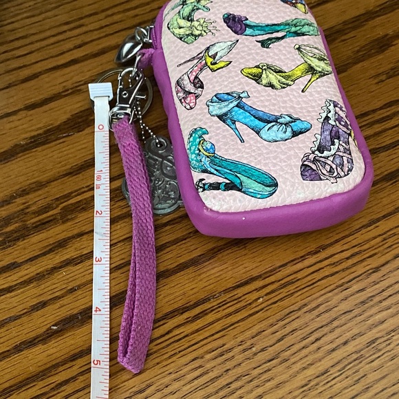DISNEY Pink and Purple Key & Card Holder - Picture 10 of 13
